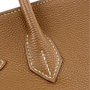 Birkin 30 Handbag in Brown Gold Togo Leather with the Silver-plated Hardware