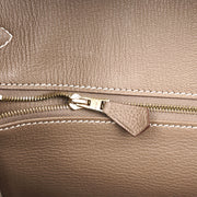 Birkin 35 Handbag in Etoupe Clemence Leather with Gold-plated Hardware