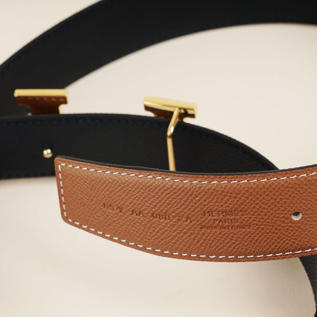 Constance Guilloche Reversible Belt 85