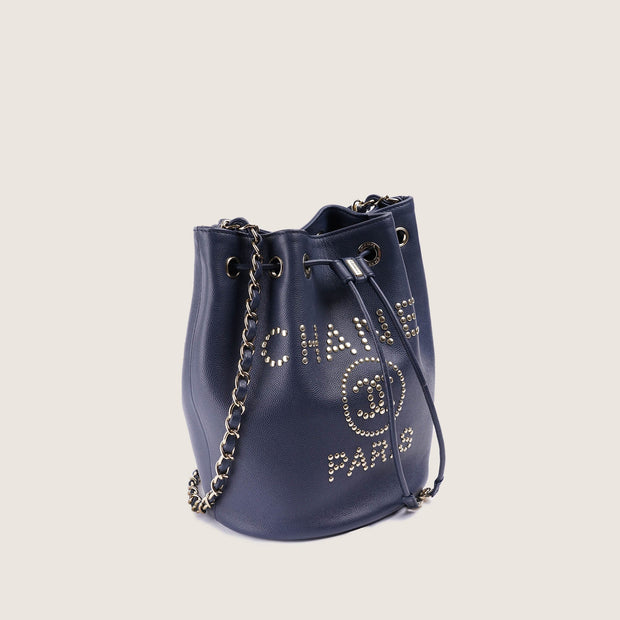 Deauville Drawstring Bucket Bag