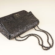 Jumbo Sequin Flap Bag