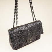 Jumbo Sequin Flap Bag