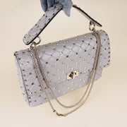 Large Rockstud Shoulder Bag