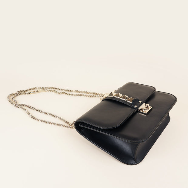 Medium Glam Lock Shoulder Bag