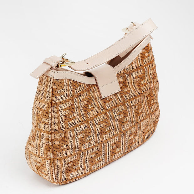 Rafia Zucchino Shoulder Bag