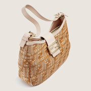 Rafia Zucchino Shoulder Bag