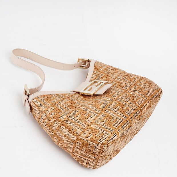 Rafia Zucchino Shoulder Bag