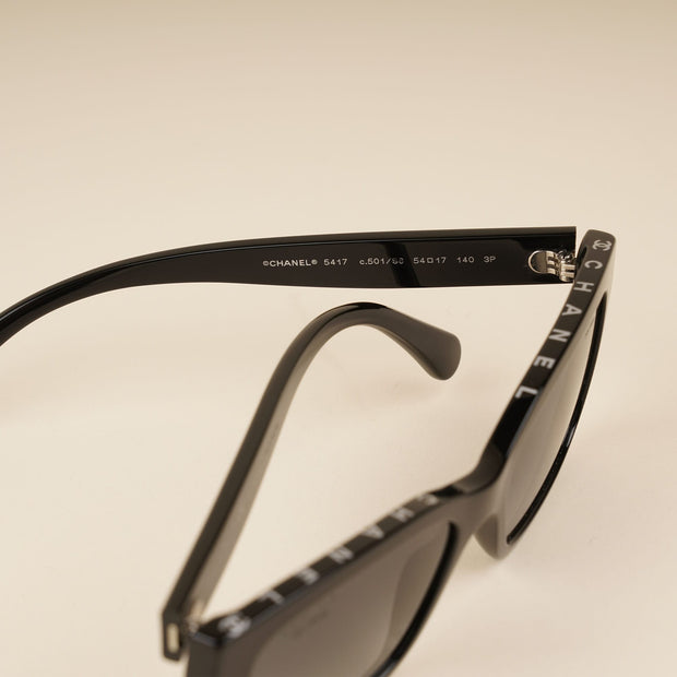 Rectangular Logo Sunglasses