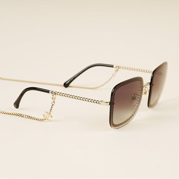 Square Chain Sunglasses